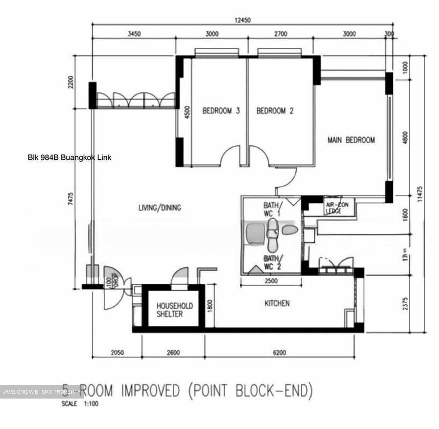 Blk 984B Buangkok Link (Hougang), HDB 5 Rooms #594516861